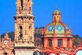 Famous cathedral of Santa Prisca in taxco city, in Guerrero, mexico VIII Royalty Free Stock Photo