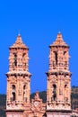 Famous cathedral of Santa Prisca in taxco city, in Guerrero, mexico XIII Royalty Free Stock Photo