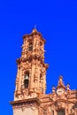 Famous cathedral of Santa Prisca in taxco city, in Guerrero, mexico IX Royalty Free Stock Photo