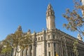 The famous central Post Office building in the city of Barcelona Royalty Free Stock Photo