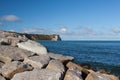 Famous chalk cliff on Cap Arcona Royalty Free Stock Photo