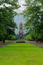 Famous chapel complex in South Cemetery in Leipzig, Germany