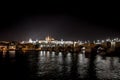 Charles Bridge, Hradcany Castle And Saint Vitus Cathedral In The Old Town Of Prague In The Czech Republic Royalty Free Stock Photo