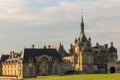 Famous Chateau de Chantilly Chantilly Castle. France Royalty Free Stock Photo