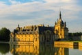 Famous Chateau de Chantilly Chantilly Castle. France Royalty Free Stock Photo