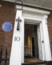 Famous Chatham House in st. James`s Square in London, UK