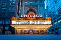 The famous Chicago Theater