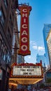 Famous Chicago Theater at State Street former Balaban and Katz Theater - CHICAGO, USA - JUNE 11, 2019