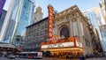 Famous Chicago Theater at State Street former Balaban and Katz Theater - CHICAGO, USA - JUNE 11, 2019