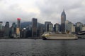 The famous china star cruise mooring in hong kong