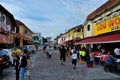 Famous Chinese food street restaurants and commercial area Jalan Yau Tet Shin Ipoh Malaysia