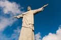 Famous Christ the Redeemer in the Rio de Janeiro, Brazil Royalty Free Stock Photo