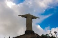 Famous Christ the Redeemer in the Rio de Janeiro, Brazil Royalty Free Stock Photo