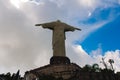 Famous Christ the Redeemer in the Rio de Janeiro, Brazil Royalty Free Stock Photo