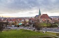 Famous christkindl market in Erfurt, Germany