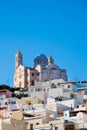 The famous church on the island of Syros Greece