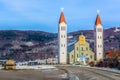 Famous church in Kupres town, Bosnia. Royalty Free Stock Photo