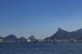 Famous cities in the world. City of Rio de Janeiro, Christ the Redeemer and Corcovado and the city center, Brazil. Royalty Free Stock Photo