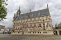 Famous City hall of Gouda town in the Netherlands. Royalty Free Stock Photo