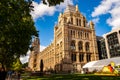 The famous classic medieval building of the Natural History museum in London