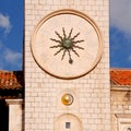 Famous clock tower of DubrovnikCroatia