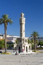 Famous clock tower in izmir