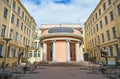 The famous closed square courtyard.