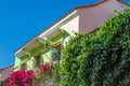 Famous colonial Cartagena Walled City Cuidad Amurrallada and its colorful buildings in historic city center, a designated UNESCO Royalty Free Stock Photo