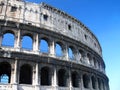 Famous Colosseum - Flavian Amphitheatre, Rome, Ita Royalty Free Stock Photo