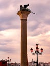 Venice. Column of St. Mark.