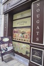 Avignon, 10th september: Famous Confectionery entrance design from Place du Change Square of Avignon in Provence France