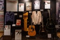 Famous country music singers memorabilia on display at the country music hall of fame