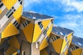 Famous cube house in Rotterdam. The Netherlands. Travelling in Europe