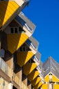 Famous Cube houses in Rotterdam, South Holland, Netherlands , Designed and architect by Piet Blom