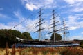 The Famous Cutty Sark Tea Clipper Ship Docked In Greenwich, London, England