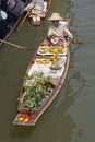 Famous Damnoen Saduak Floating Market - Bangkok, Thailand Royalty Free Stock Photo