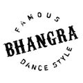 Famous dance style, Bhangra stamp