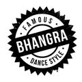 Famous dance style, Bhangra stamp