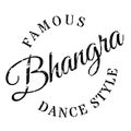 Famous dance style, Bhangra stamp