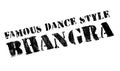 Famous dance style, Bhangra stamp