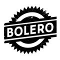 Famous dance style, bolero stamp