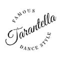 Famous dance style, Tarantella stamp