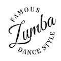 Famous dance style, zumba stamp