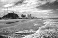 Famous Daytona Beach, Florida ocean landscape