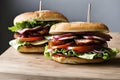The famous and delicious BLT sandwich