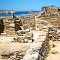 famous in delos greece the door