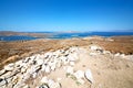 famous in delos the historycal old ruin site