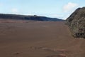 Famous desert Plaine des Sable in the volcano Piton de la Fournaise in Reunion islan, Indian ocean, France