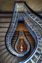 The famous design spiral staircase in shape of a light bulb - HDR version