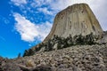 Famous Devil's Tower, Wyoming, USA Royalty Free Stock Photo